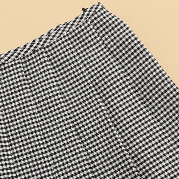 Gingham pleated skirt - Picture 3 of 3